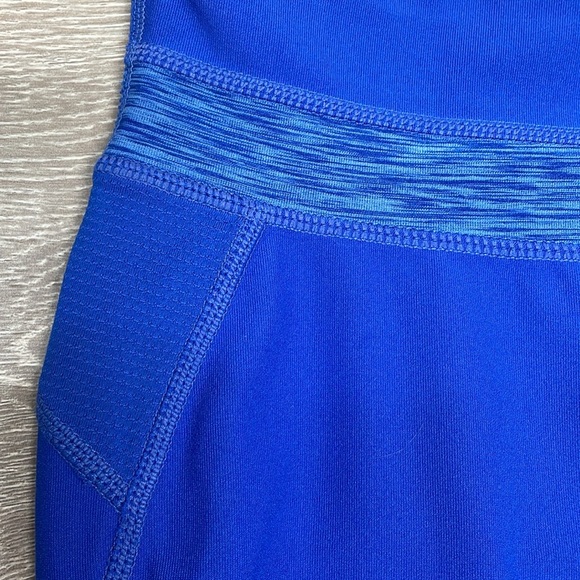 T By Talbots Tech  Stretch Crop Leggings Blue SP - Picture 11 of 16